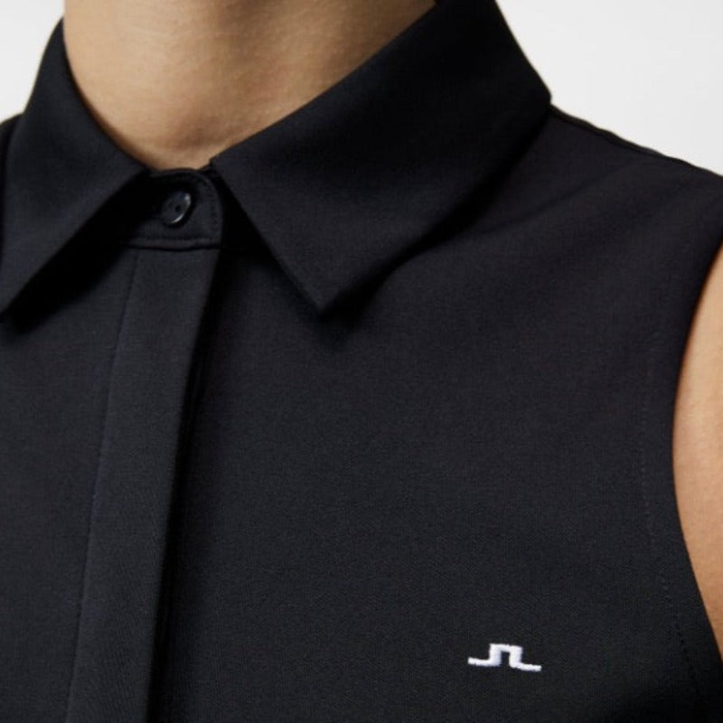 JL Golf Dena S/L Polo - Black