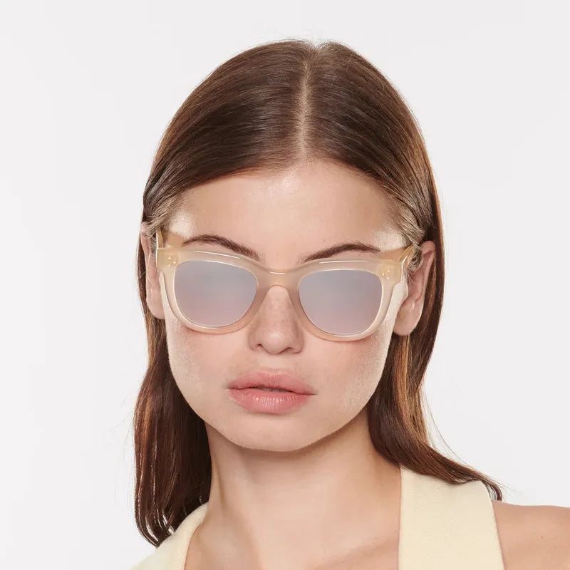 Krewe Jena Sunglasses - Blonde Mirrored