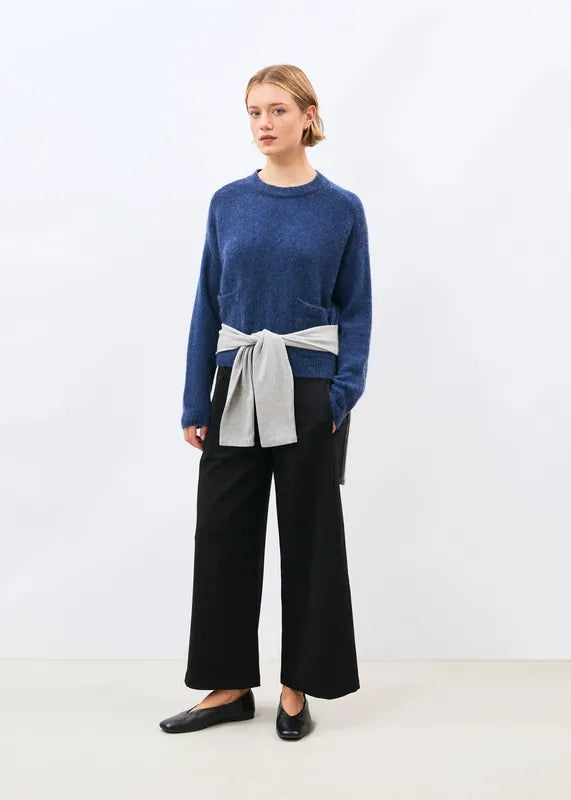 Humility Kinkata Knit Sweater - Cobalt Blue