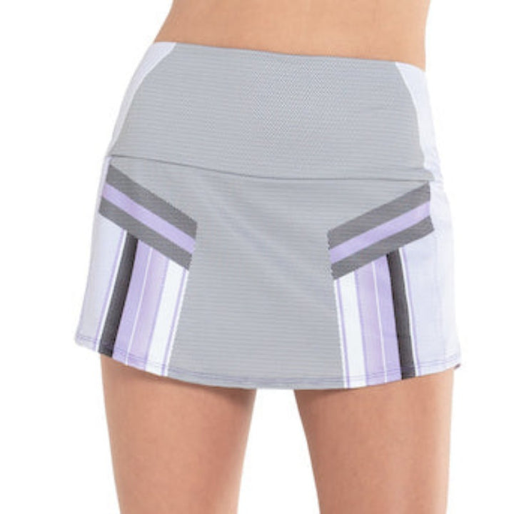 Lucky In Love/K-Swiss Print Skort (13") - Lavender/Grey