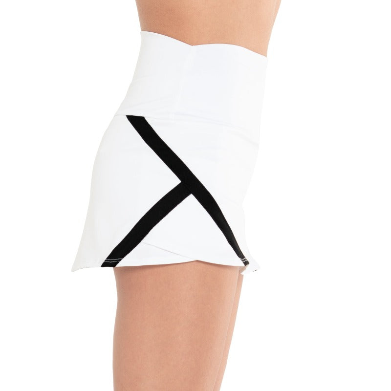 Lucky In Love/K-Swiss Reflex Skort(13") - White/Black