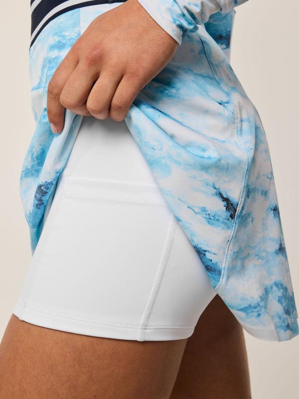 Greyson Painted Clouds Phoenix Flare Skort (15") - Heaven