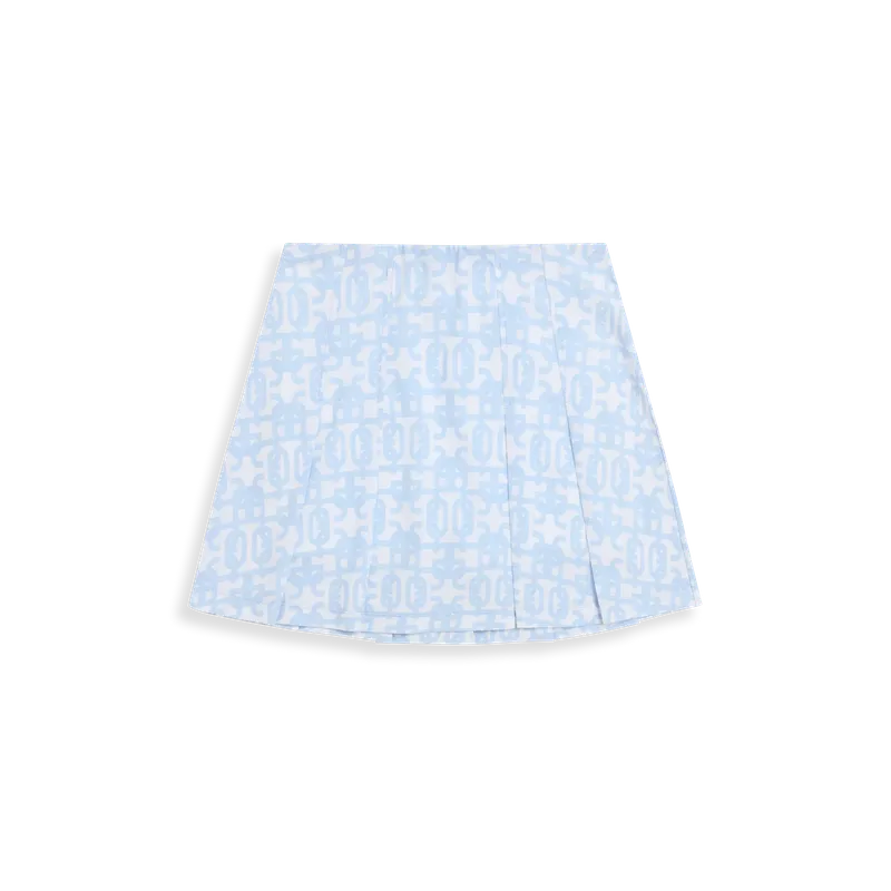 Greyson Alpha Glyph Ashe Skort - Light Blue