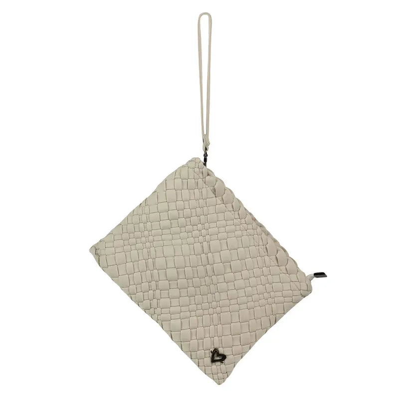 preneLOVE London Large Woven Tote - Bone