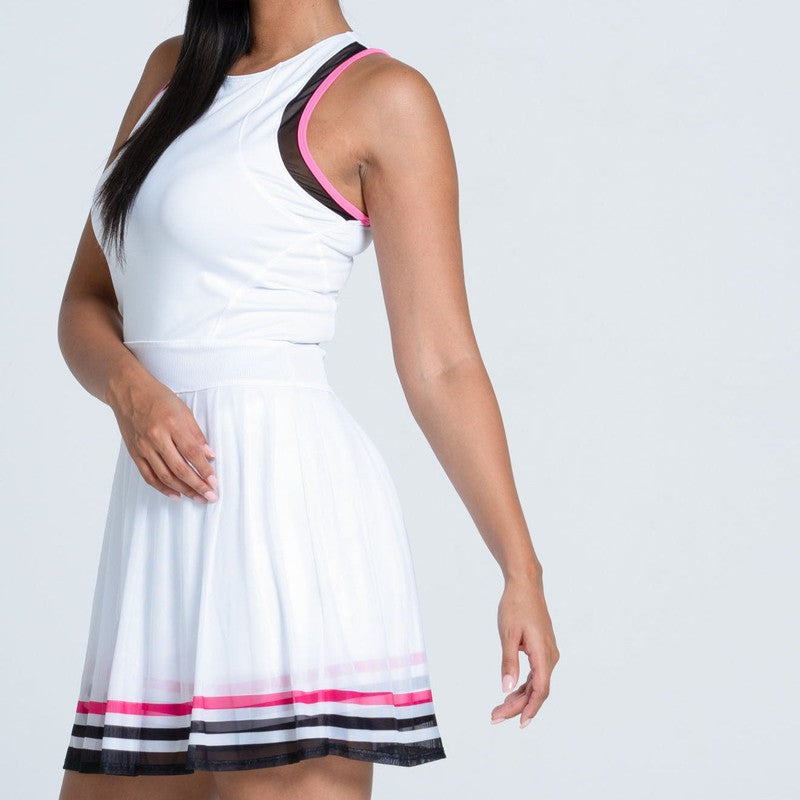 Lucky In Love Kinetic Energy Dress - White/Black