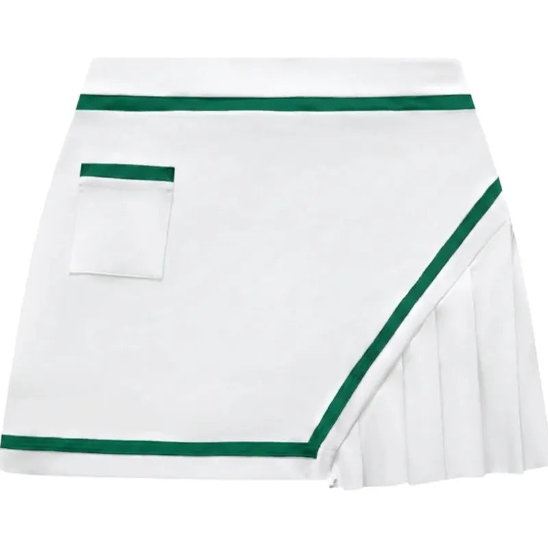 Ashley Herrera Olivia Skort - White/Green