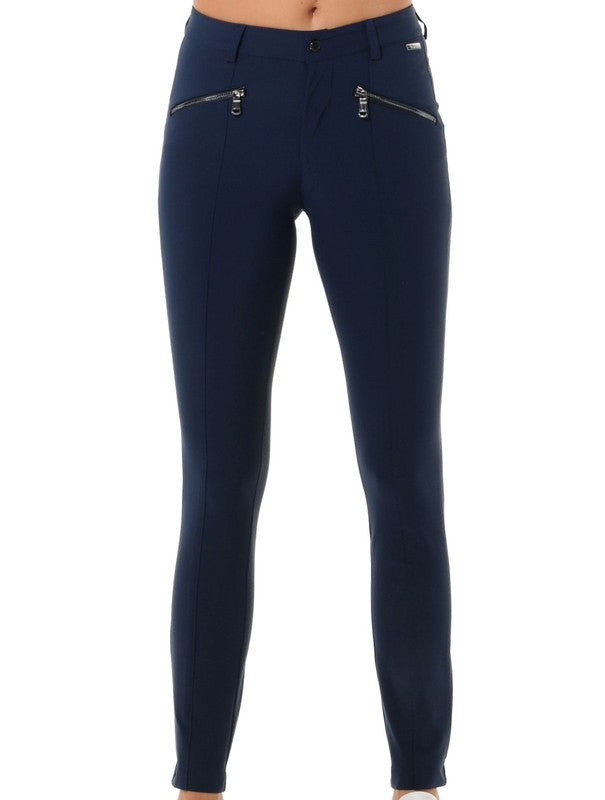 MDC Curvy Stretch Pants - Navy