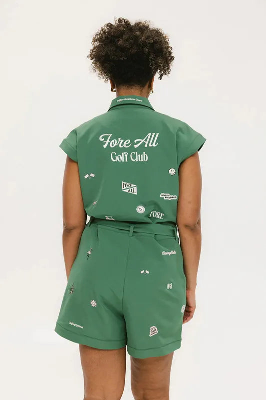 Fore All Danny Romper - Green Icon