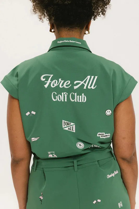 Fore All Danny Romper - Green Icon