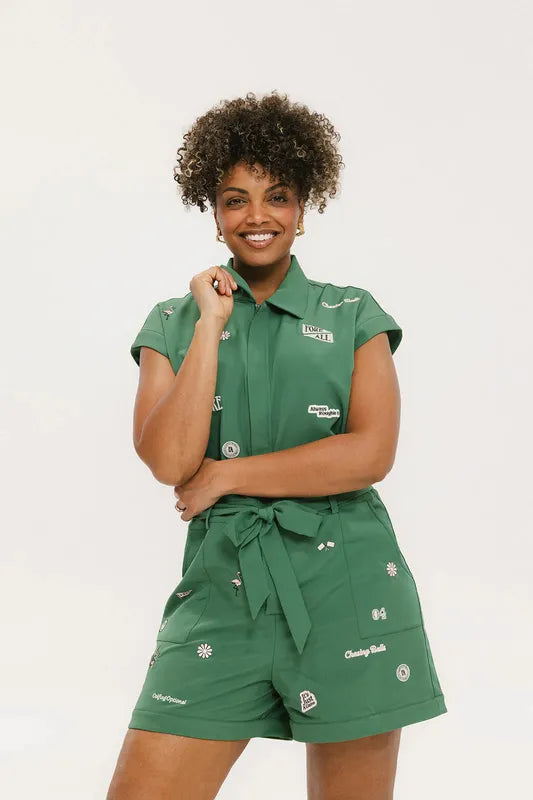 Fore All Danny Romper - Green Icon