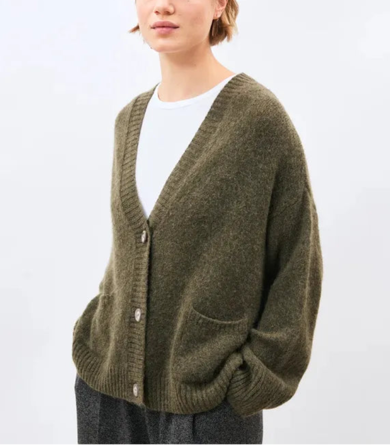 Humility Mondo Cardigan - Khaki