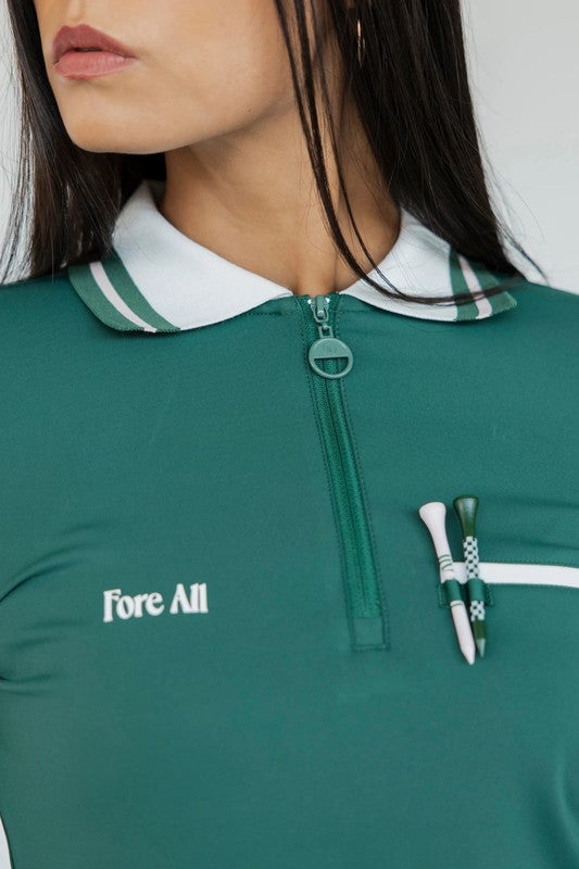 Fore All Michelle Polo - Green