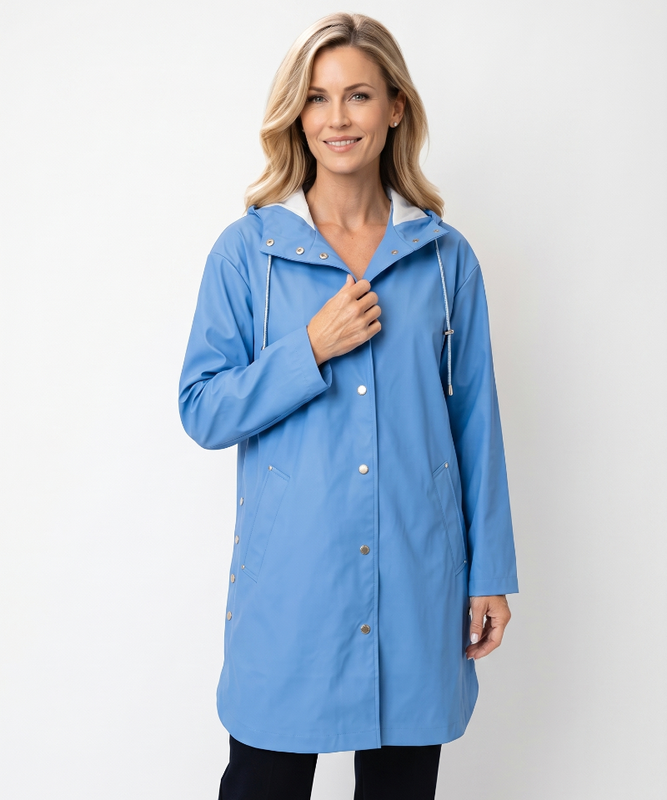 Micha Rain Coat - Blue