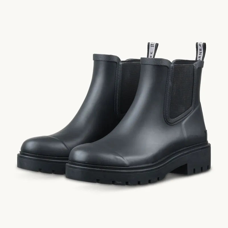 Ilse Jacobsen Short Chelsea Rain Boots - Navy