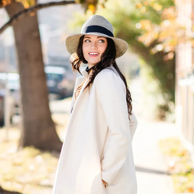 Wallaroo Charlie Fedora - Ivory/Pewter