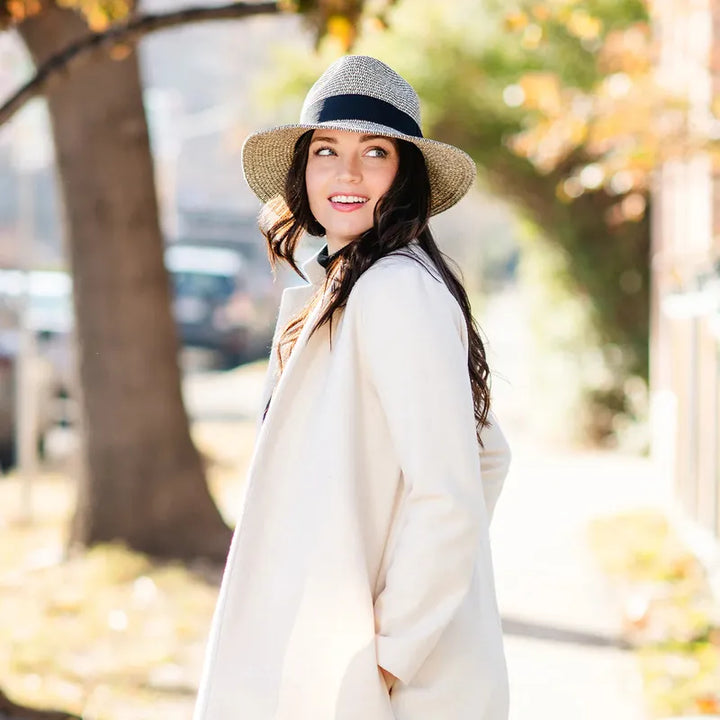 Wallaroo Charlie Fedora - Ivory/Pewter