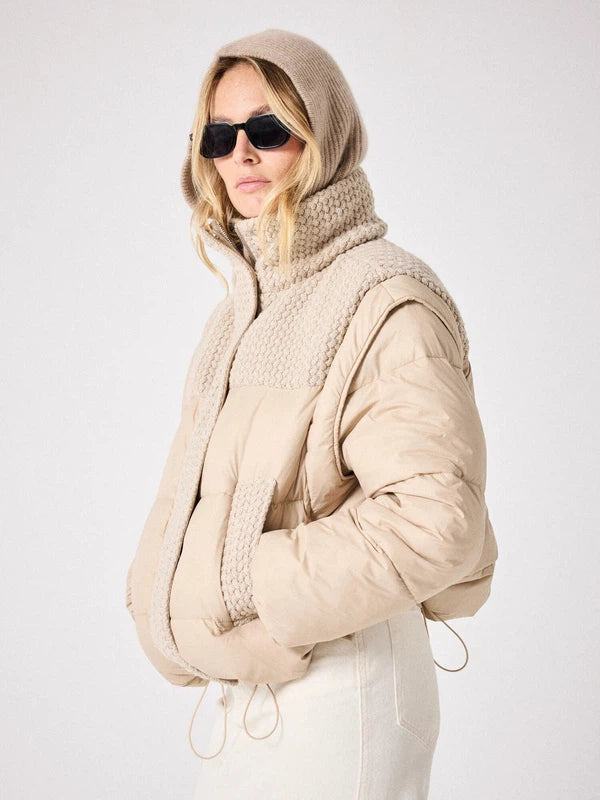 NOTSHY Quilted Jacket/Vest - Beige