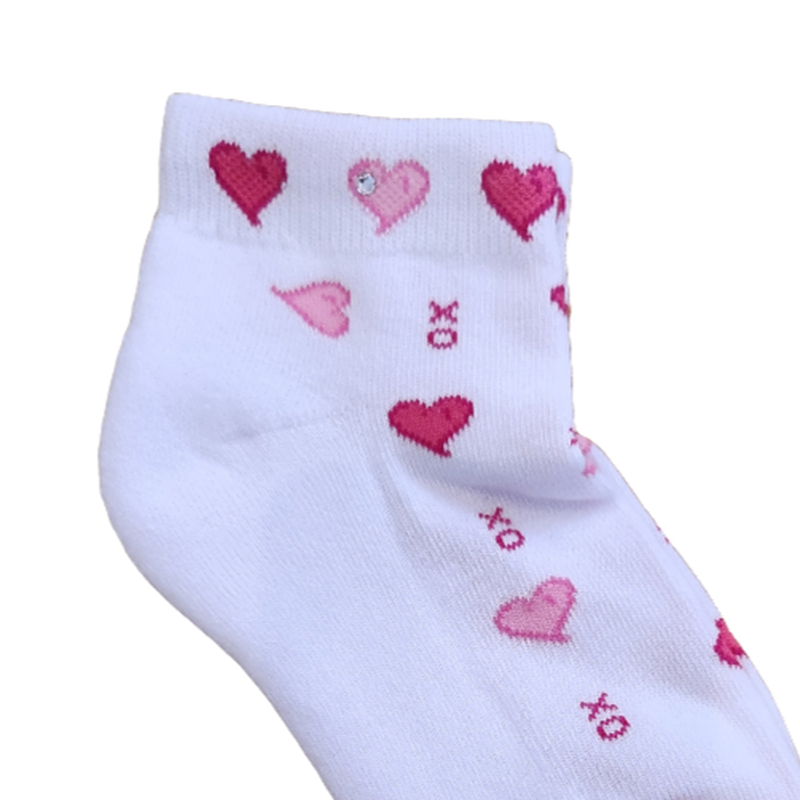 On The Tee Socks - Hearts