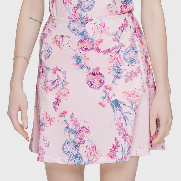 Kastel Tea Garden Skort - Pink/Seafoam