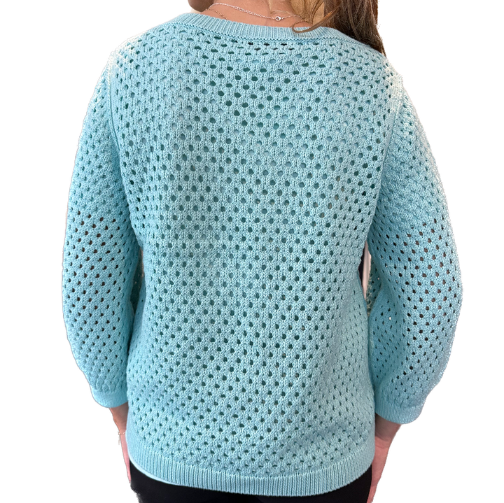 Monari 3/4 Sleeve Sweater - Mint