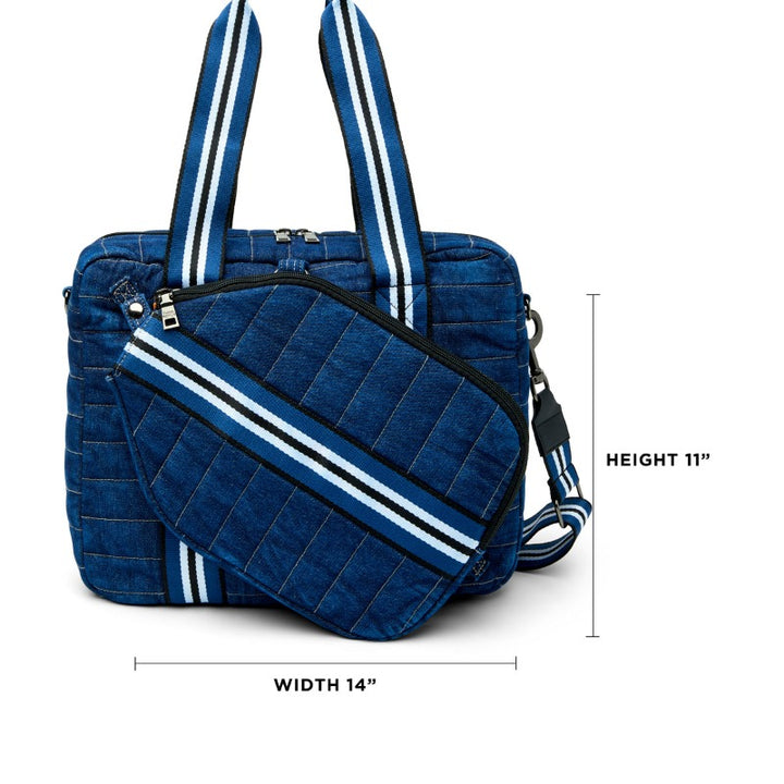 Think Royln Sporty Spice Pickleball Bag - Stone Washed Denim