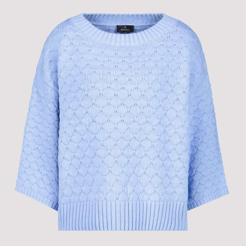 Monari 3/4 Sleeve Sweater - Blue