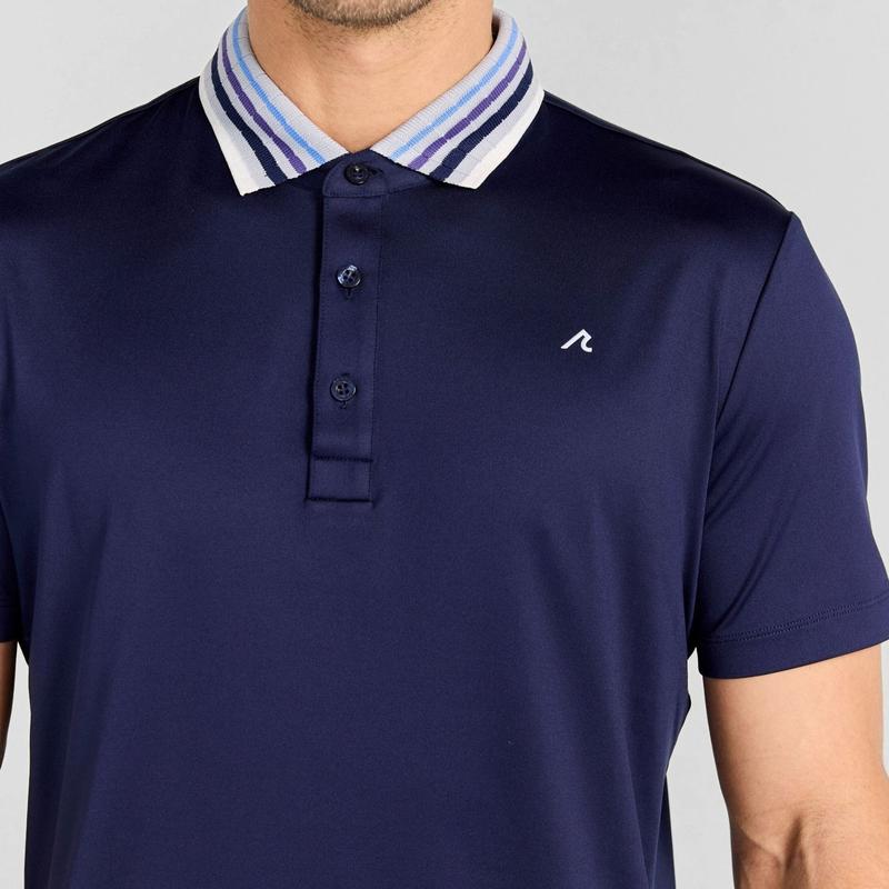 Redvanly Men's Mael Polo - Midnight Navy