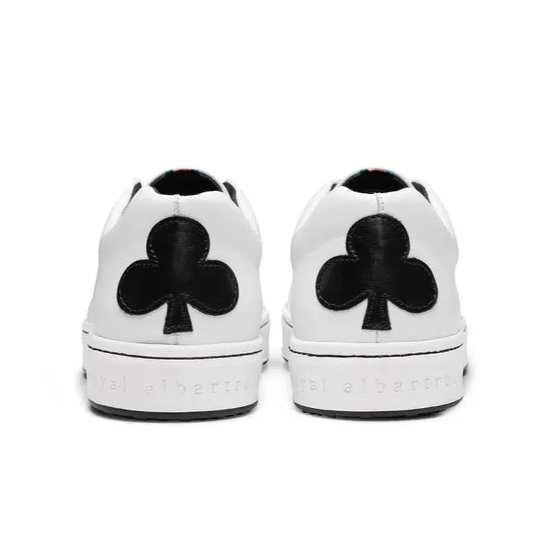 Royal Albartross Queen of Clubs Shoe - White/Black
