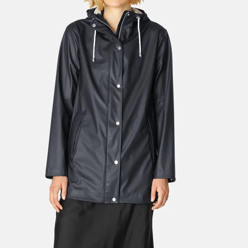 Ilse Jacobsen Rain Jacket - Navy