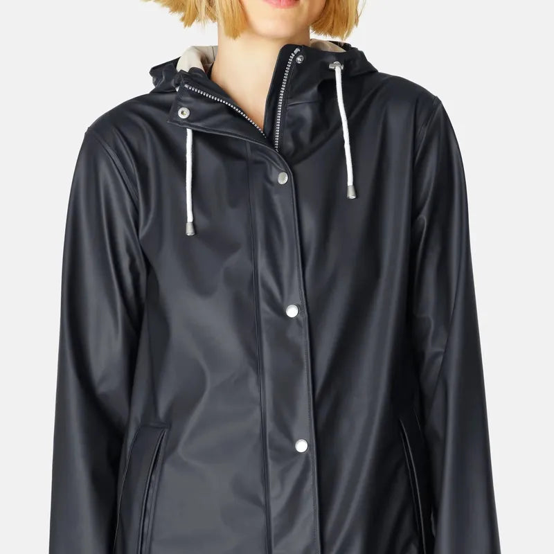 Ilse Jacobsen Rain Jacket - Navy