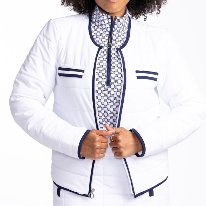 Kinona Polished For Play Jacket - White/Navy