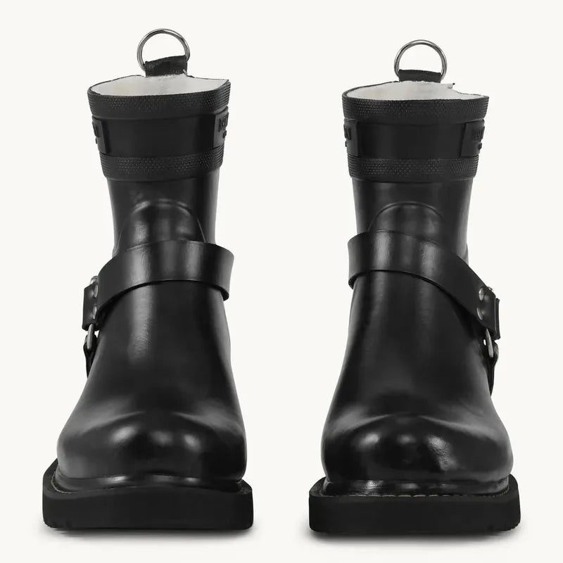 Ilse Jacobsen Biker Rubber Boots - Black