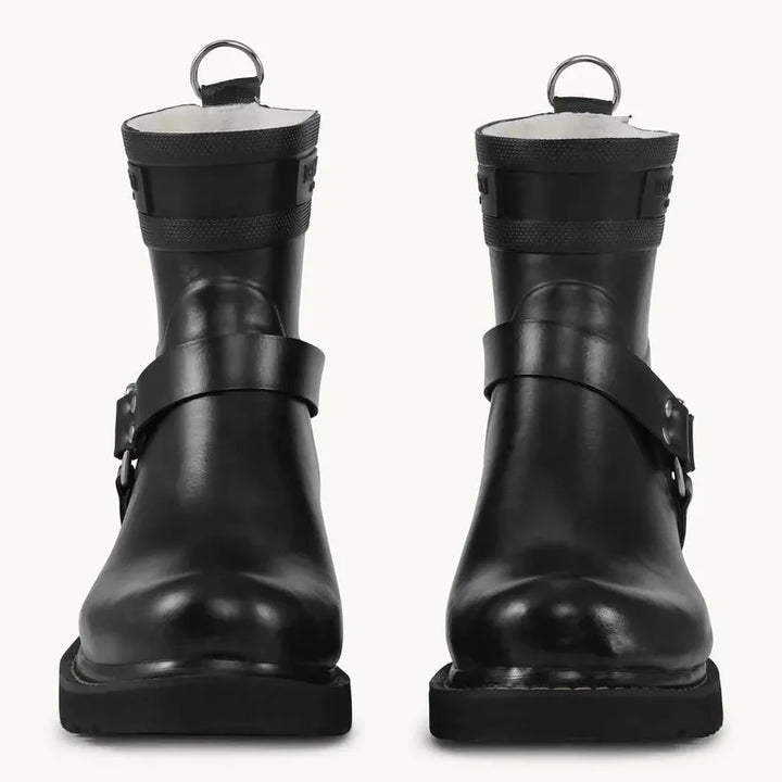 Ilse Jacobsen Biker Rubber Boots - Black