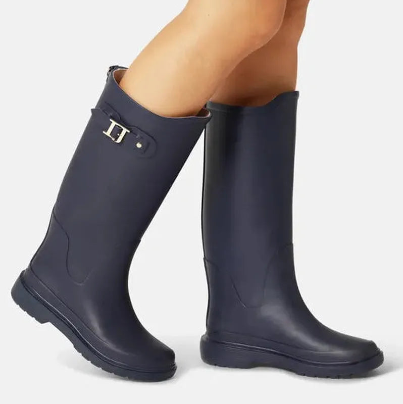 Ilse Jacobsen Long Neo Rain Boots - Navy