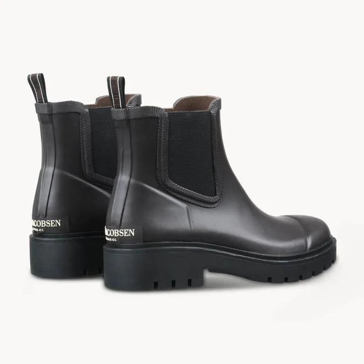 Ilse Jacobsen Chelsea Rain Boots - Brown/Black