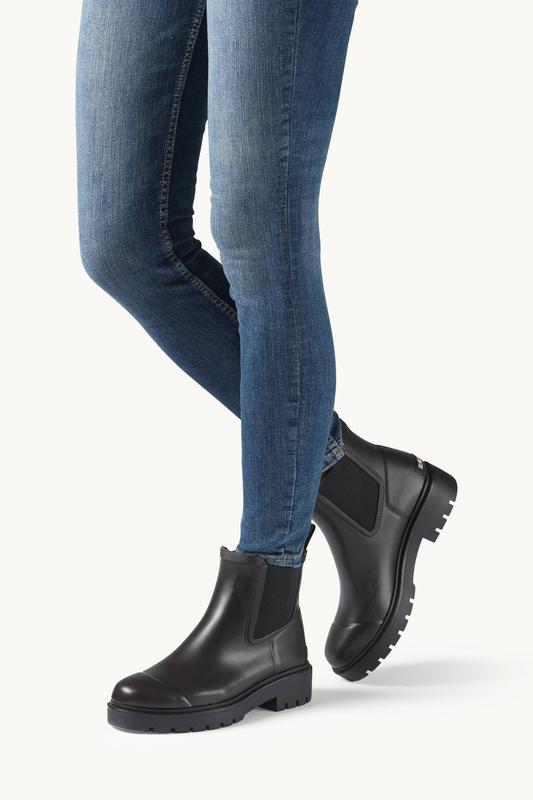 Ilse Jacobsen Chelsea Rain Boots - Brown/Black