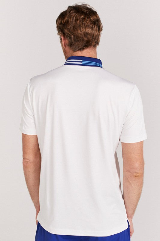 Redvanly Men's Harley Polo - White