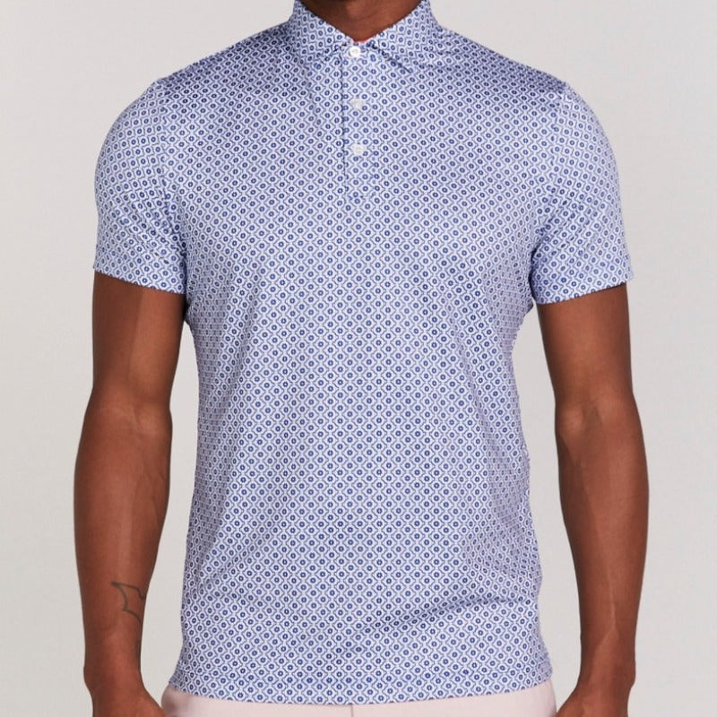 Redvanly Men's Harrow Polo - Mazarine Blue