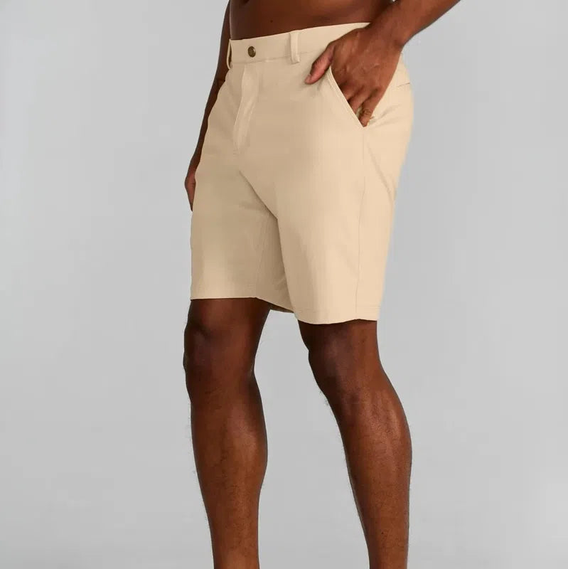 Redvanly Men's Varick Shorts - Khaki