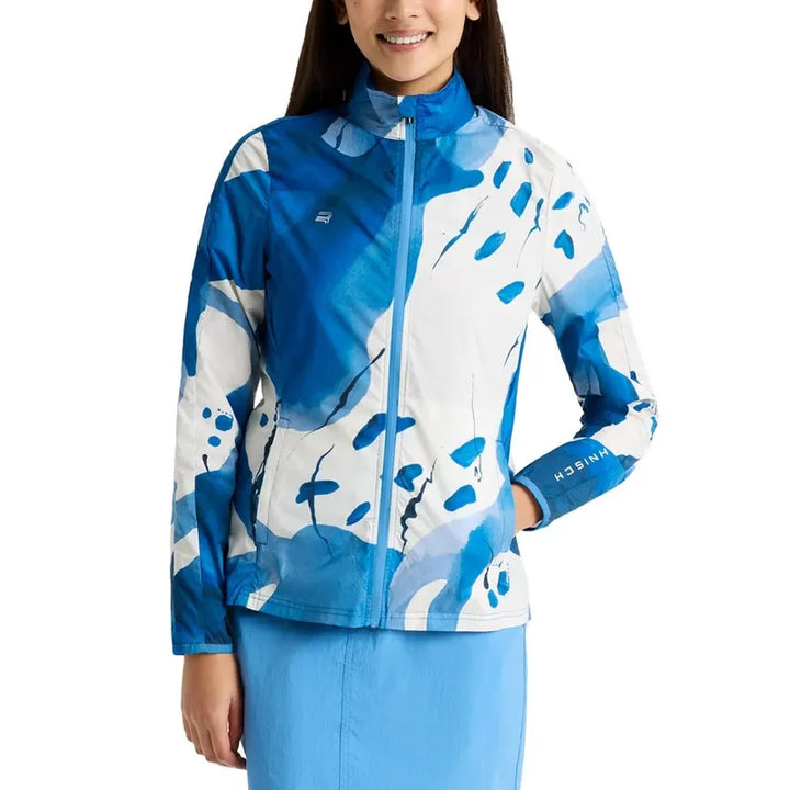 Rohnisch Packable Jacket - Blue Aquarelle