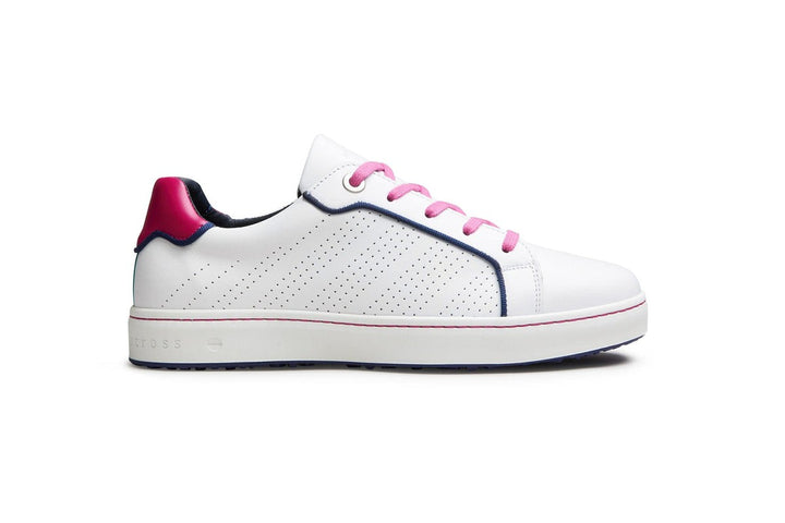 Royal Albartross Hampton Shoe - White/Fuchsia