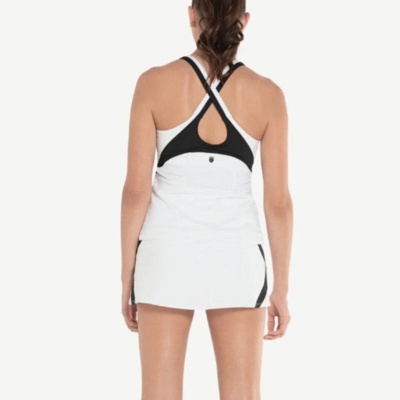 Lucky In Love/K-Swiss Reflex Tank - White/Black