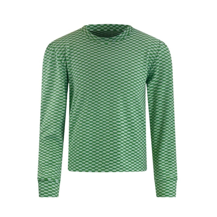 Marie Birdie Love Street L/S Top - Green Hex