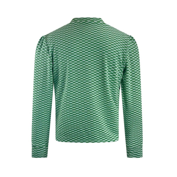 Marie Birdie Love Street L/S Top - Green Hex