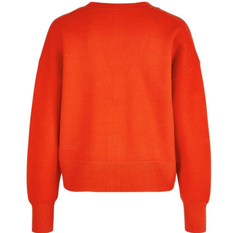 Marc Aurel Cardigan - Hot Orange