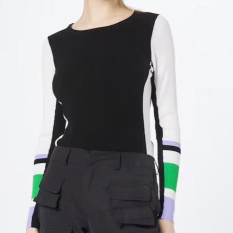 Sportalm Tallulah Colorblock Sweater - Kelly Green