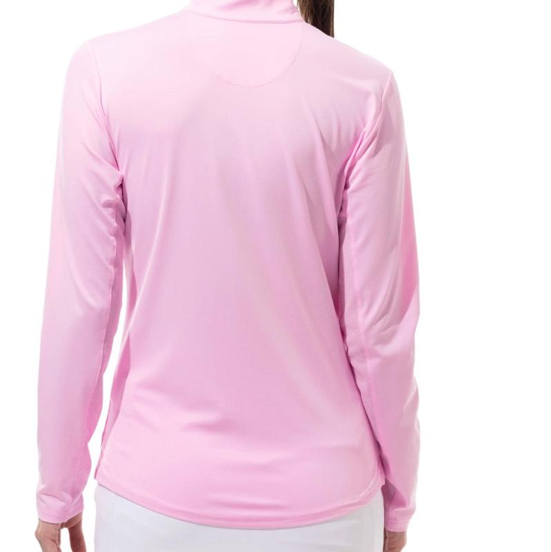 SanSoleil Sunglow L/S Mock - Pink