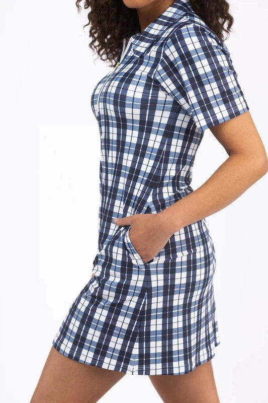 Smith & Quinn Ottolie S/S Dress - Mariners Plaid