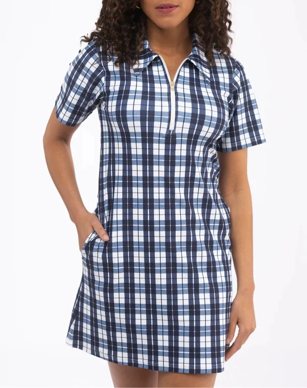 Smith & Quinn Ottolie S/S Dress - Mariners Plaid