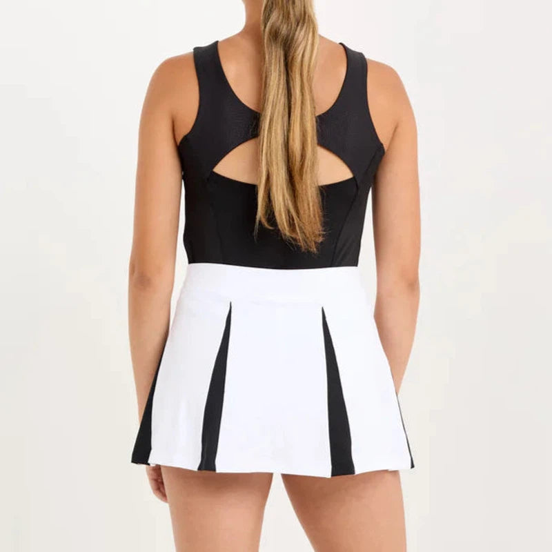 Sofibella Monochrome Skort (13") - White/Black